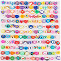 Wholesale 10mm Mixed Color Tai Chi Soft Ceramic Clay Porcelain DIY Mobile Phone Chains Earrings Hair Clips Bracelets Beads