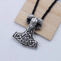 Scandinavian Man's Jewelry Punk Boyfriend Gift Vikings Celtic Sheep Goat Head Pendant Necklace