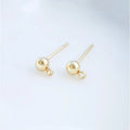 Stainless Steel Welded 3456mm with Pendant Pin Earrings Accessories