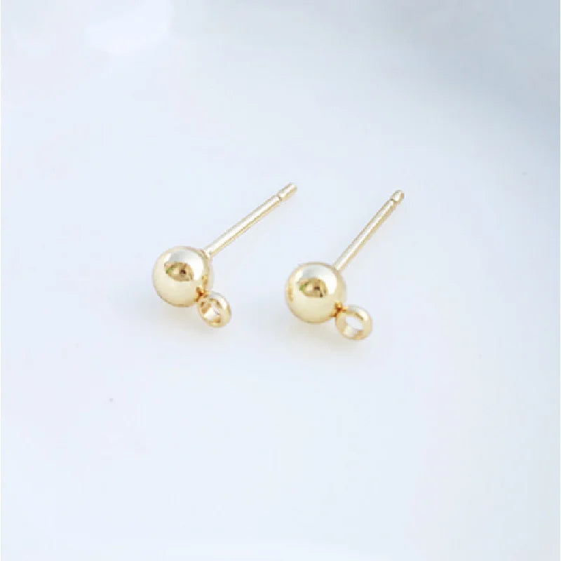 Stainless Steel Welded 3456mm with Pendant Pin Earrings Accessories