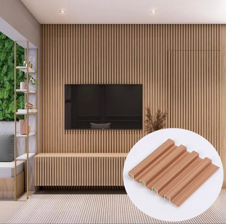 Factory Price Custom Interior Decorative Strip Cladding Wood Alternative WPC Wall Panel