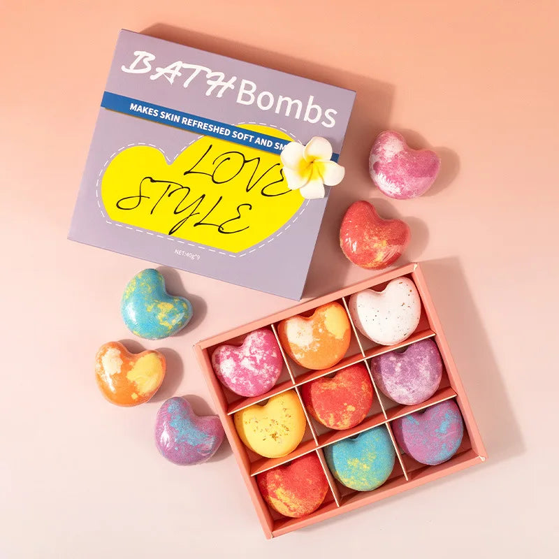 In Stock 12 Pack Manufacturers Bulk Mini Kids Gift Set Oil Vegan Organic Fizzy Natur Bath Bomb Ball MegaBDM