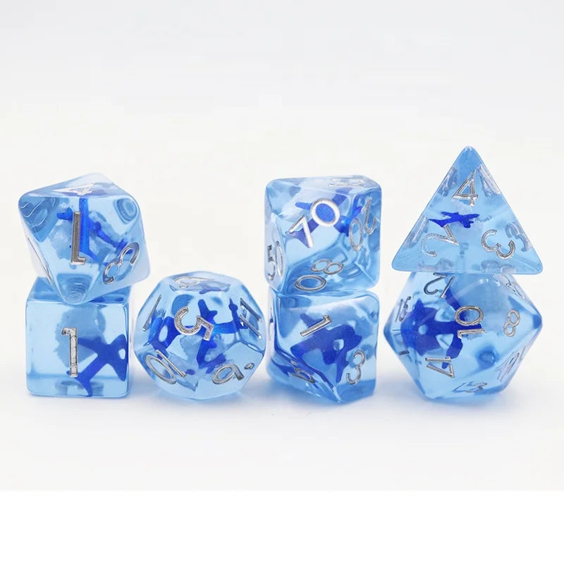 OEM Custom Polyhedral D&D Resin Dice 16mm Size for DND Games