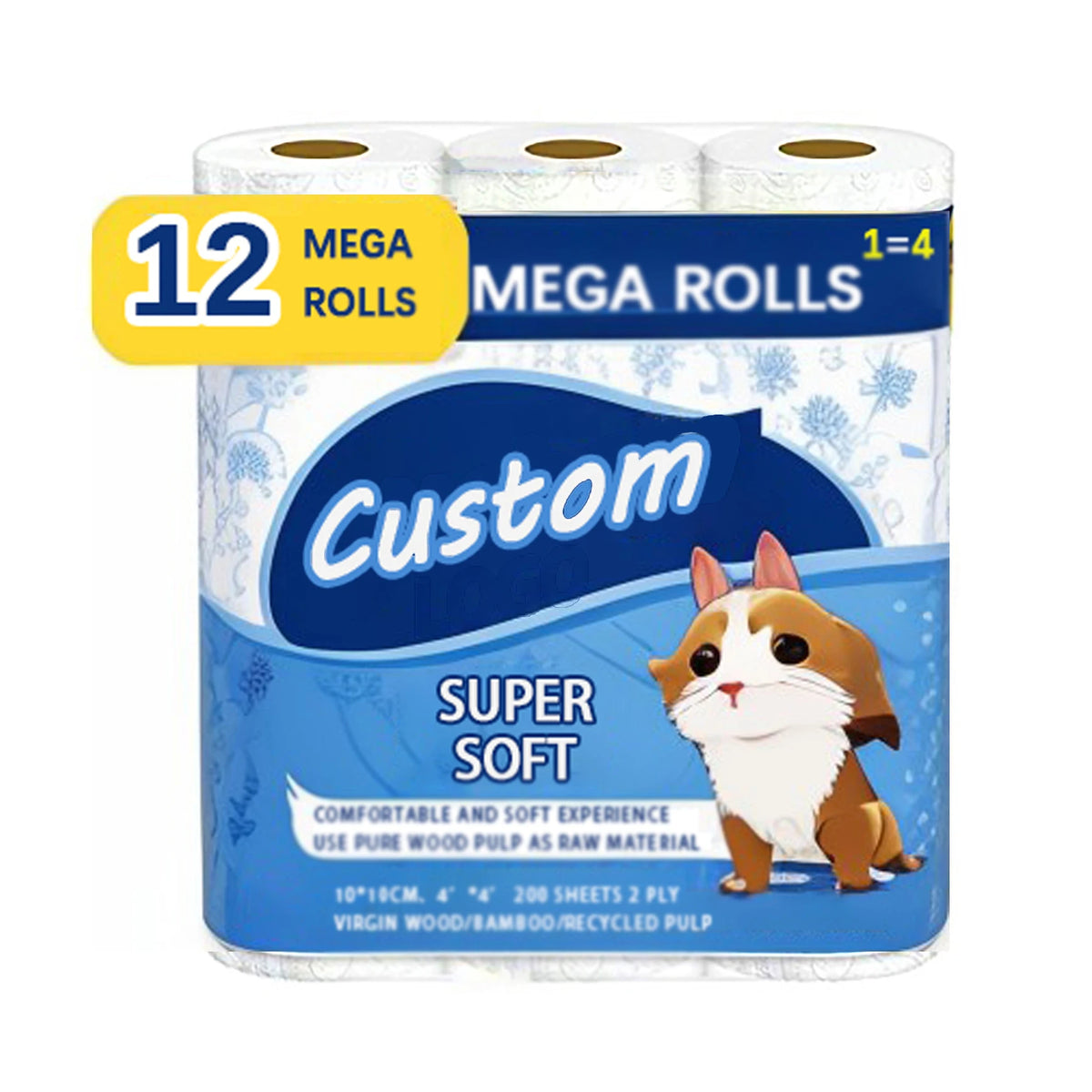 Toilet Tissue Manufacturer Wholesale Virgin Pulp Customized Toilet Tissue Production Line 4 Pack Tissue Paper Roll