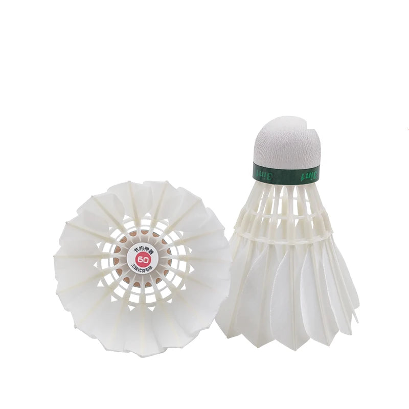 Dmantis 3in1 Professional Badminton Shuttlecock High-Class Fiber Cork and A-Class Goose Feather for Stadium Use