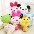 Eco-Friendly Classic Style Plush Dog Bite Resistant Ball Rope Toy Lifelike Fruit Cartoon Animal Cat Toy