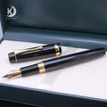 Premium Luxury Metal Fountain Pen for Men Penne Stilografiche Custom Gift Set with logo Calligraphy Designer Pens