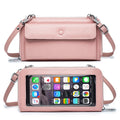 Trendy Crossbody Touch Screen Cell Phone Bags for Women Cowhide Leather Female Handbag Messenger Bag Women's Messenger Bags