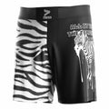Light Weight Sublimated MMA BJJ Fight Custom Men's 4 Way Stretch Grappling Shorts Velcro Side Slit Cut Hem