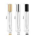Wholesale Modern 10ml & 5ml Mini Glass Refillable Perfume Sample Bottles OEM Low Price Oil Clear Empty for Skin Care Cream