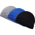 Outdoor Sports Cool Ice Silk Quick Dry Motorcycle Riding Liner Skull Hat Bike Cycling Cap Hiking Headgear