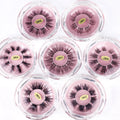 3D Faux Mink Natural DIY Eyelash Set Custom Segment Lash 18mm Cluster Eyelashes Clear Band Pre-Cut Strip Full Strip Eyelashes