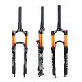 Bolany 26/27.5/29 Suspension Front Fork Magnesium Alloy Air Pressure Shock Absorber Disc Brake Straight Mountain Bike Aluminum