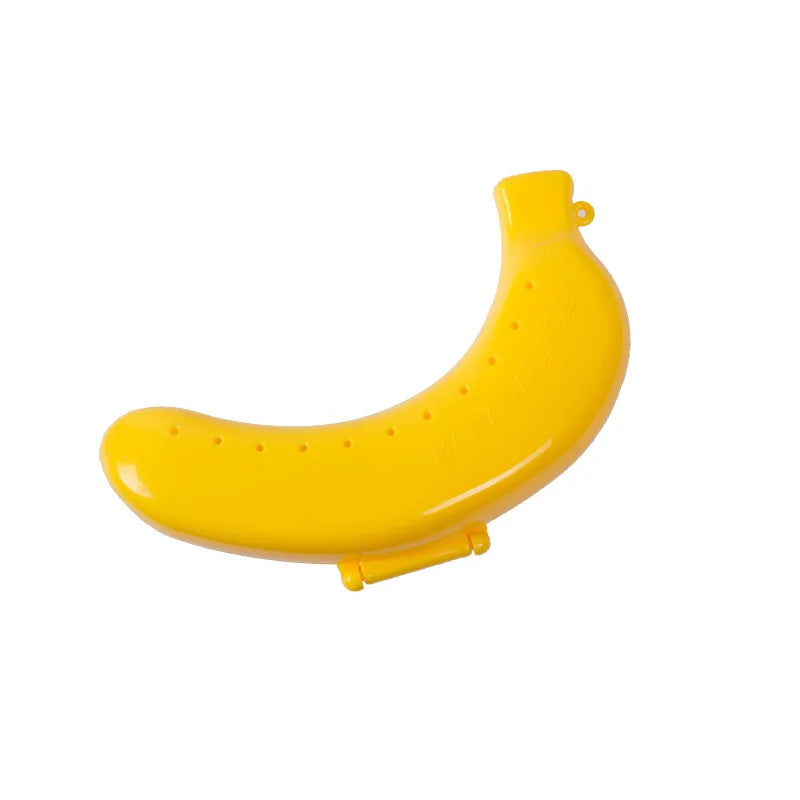 Durable  Banana Case Plastic Food Grade Safe Banana for Kids Cute Banana Protector  Food Storage with Home and Kitchen