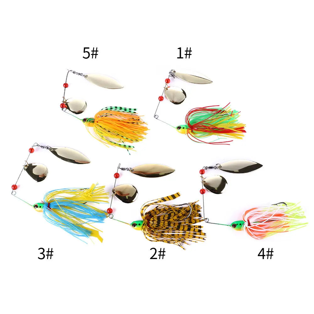 Top Seller Trolling Lure Weight 16.3G Metal Sea Fishing Trolling Octopus Lure Deep Sea Perfect Swimming Skirt Baits