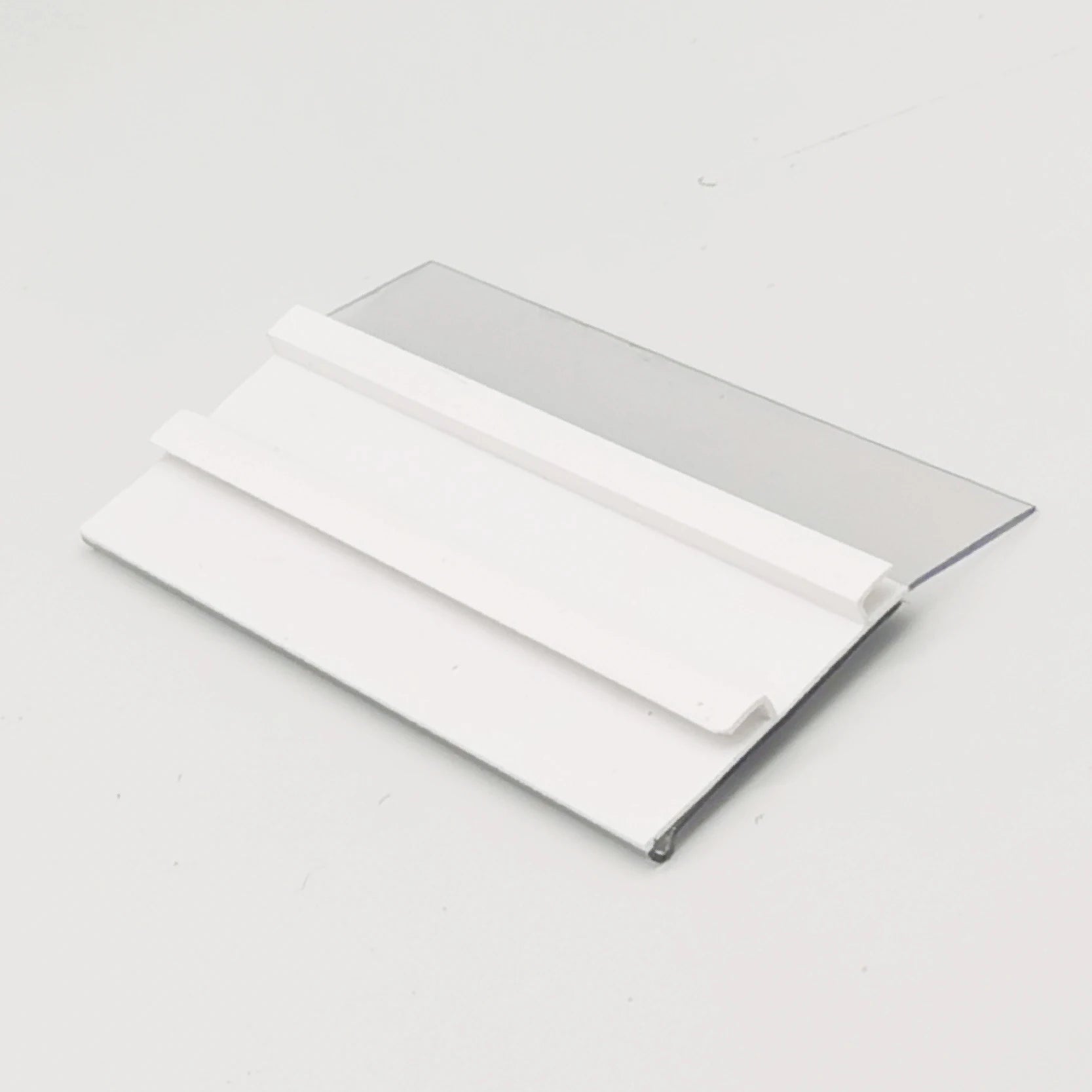 Transparent Plastic Retail Store Awesome Tag Data Strips Price Label Holder for Supermarket Shelf