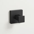 Black Stainless Steel Eco-Friendly Multifunctional Modern Square Bathroom Coat Hook Robe and Towel Hanging Wall Rack