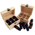 Eco-Friendly 3/6/10/25  Grids Bamboo Wooden Oil Bottle Box Doterra Wooden Essential Oil Box