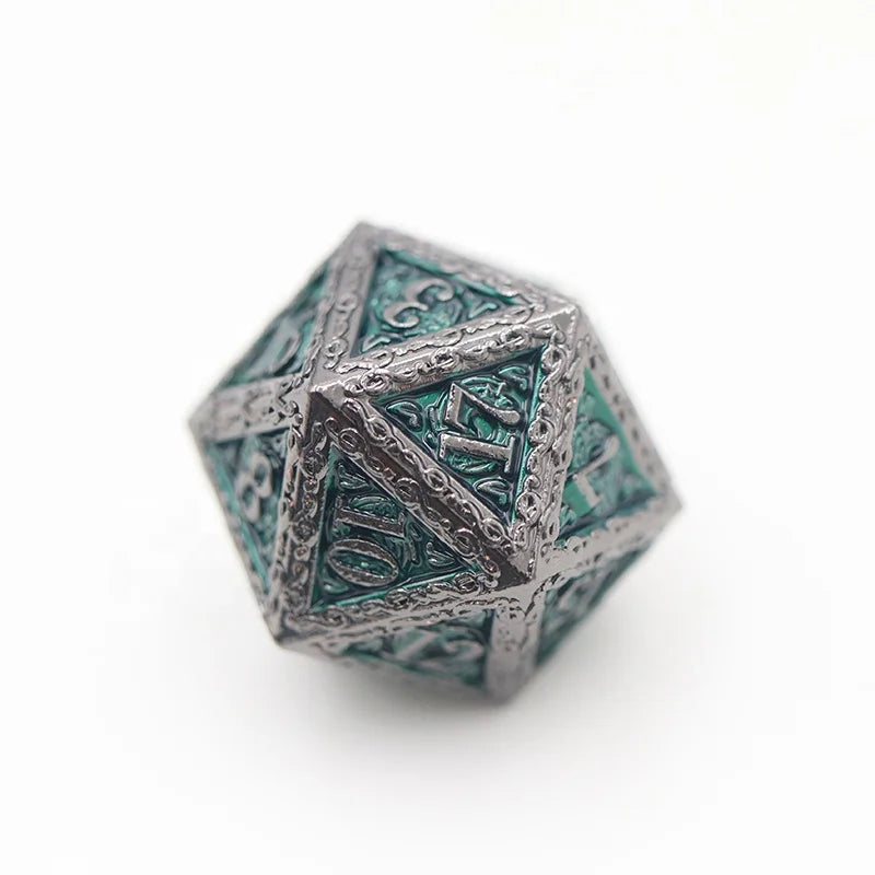 Polyhedral Mini Rpg Dice Set Dnd Custom Metal D20 Dice