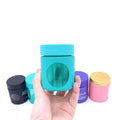 1oz 2oz 3oz 4oz Custom Childproof Round Child Resistant Packaging Smell Proof Container Child Proof Glass Jar with Cr Lid