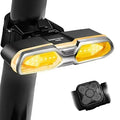 IRONDONKEY USB Rechargeable Front Rear Bicycle Light Lithium Battery LED Bike Taillight Cycling Helmet Light Mount Bicycle Light MegaBDM