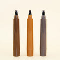 Private Label Waterproof Eyebrow Pencil with Micro-Fork Tip Applicator Eyebrow Tattoo Pen No Logo Liquid Eye Makeup