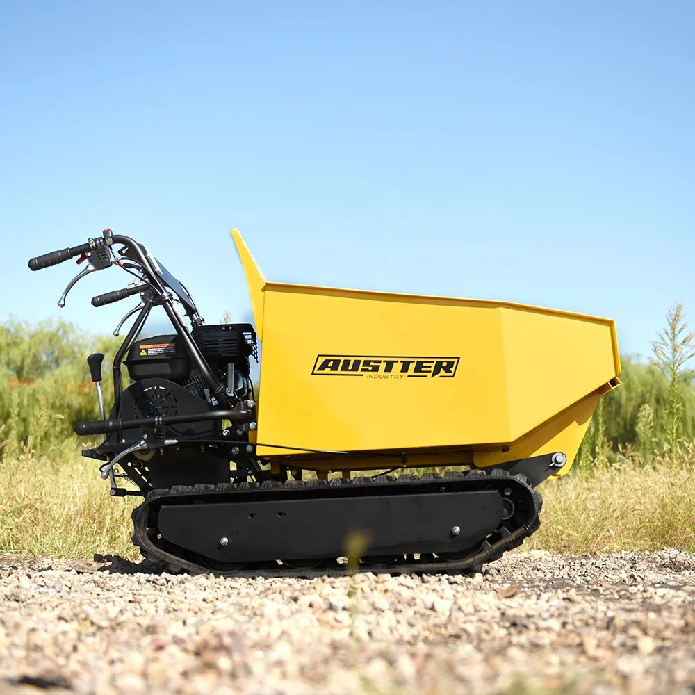 AUSTTER  CE OEM 500Kg Gasoline Engine Powered Barrow Tracked Small Transporter MINI DUMPER