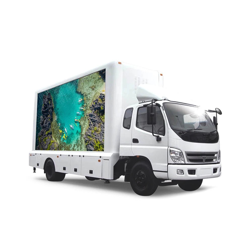 18 Foot Led Screen Billboard on Truck Advertising Van Advertistment Camion Mobile Ecran Camiones Publicidad Display Panel