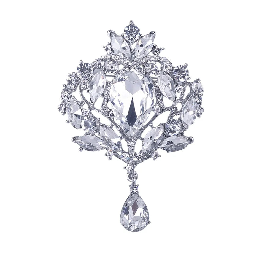 2021 New Style Factory Rhinestone Pin Jewelry Brooch Button Accessories Wedding Bridal Gift Accessories Decorate
