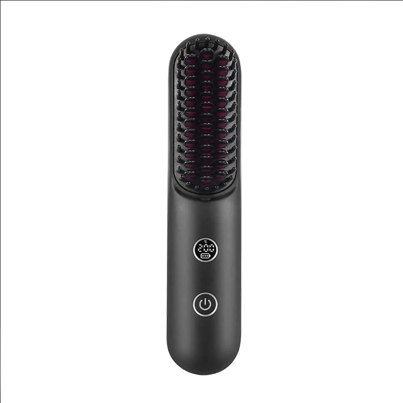 Mesk Cordless Straight Hair Comb Mini Portable Straight Roll Dual-purpose MCH Heating 200 Million Negative Ion Shaped
