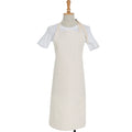 26/31.5 Inches 66/80 cm Natural Linen Custom Sublimation Sleeveless Adult Aprons for Cleaning in Home Hotel or Kitchen Use