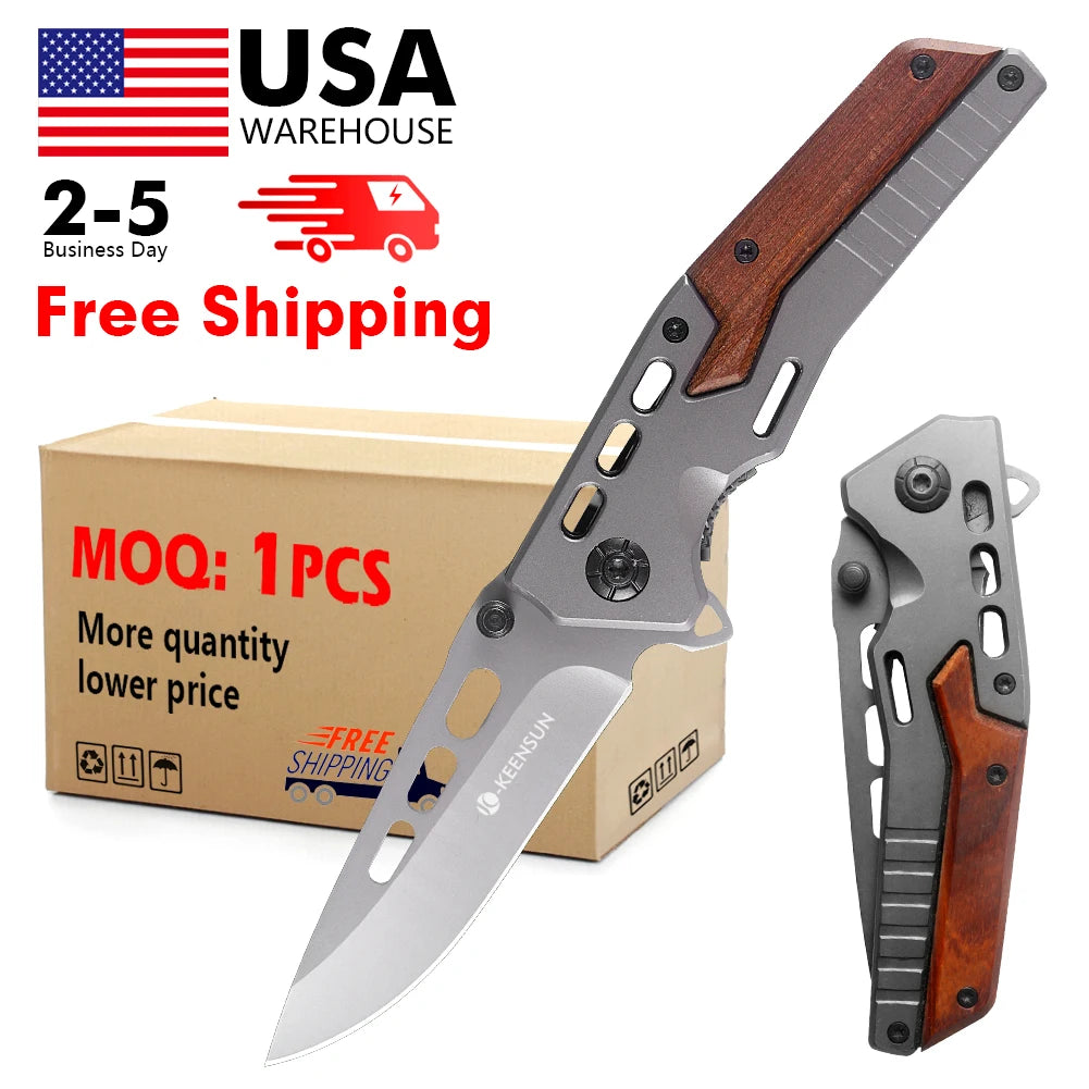 Wholesale Stainless Steel Folding Knife Camping Outdoor Survival Outdoor Multi Function Tool Pocket Knife