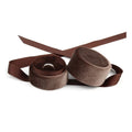 CSMD MOQ 100 Pieces Chinese Manufacturers Wholesale Jewelry Packaging Corduroy Round Cardboard Velvet Brown Ring Box for Wedding