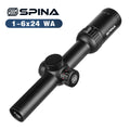 For SPINA OPTICS 1-6x24 Ultra Wide Scope Optical Hunting Equipment with Red/Green Illumination Hunting & Tactical Accessory