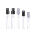 Empty 1ml 1.2ml 1.8ml 2ml 2.5ml clear Mini Atomizer Mist Vial Sample Glass Perfume Spray Bottle