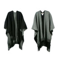 Good Selling Cardigans Sweater Coat Women's Winter Knitted Faux Cashmere Poncho Capes Shawl