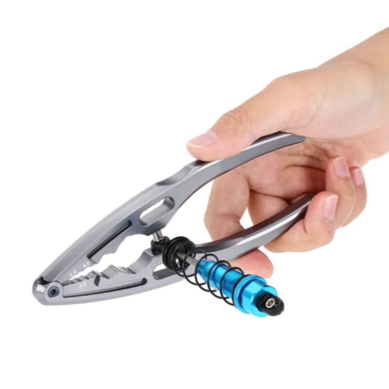 MD Multi-Purpose Aluminum Alloy Shock Pliers for RC Models Ball Link Assembly with Custom Logo China Origin PE Bag Packaging