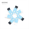 Mini Razor Cleaning Brush Small Spaces Cell Phone Cleaning PBT Bristles Nylon Blue Keyboard Tool 50mm Under $1