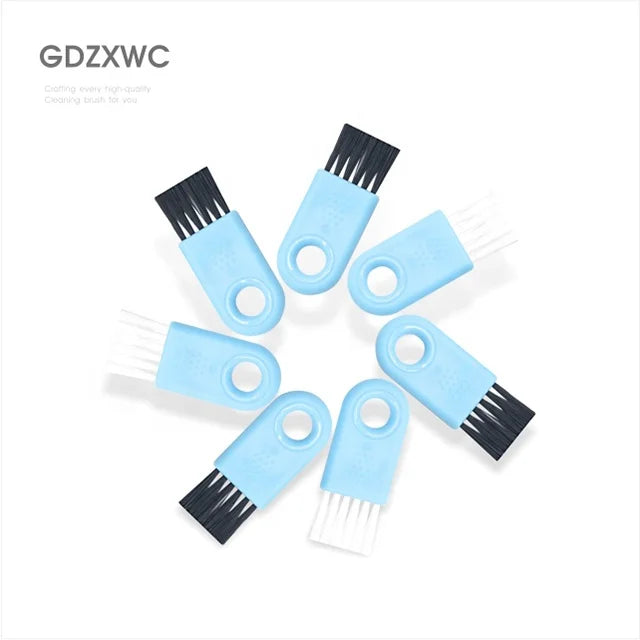 Mini Razor Cleaning Brush Small Spaces Cell Phone Cleaning PBT Bristles Nylon Blue Keyboard Tool 50mm Under $1