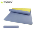 TOPKO Ready to Ship Double Layer TPE Yoga Mat Hot Selling Floding Yoga Mat