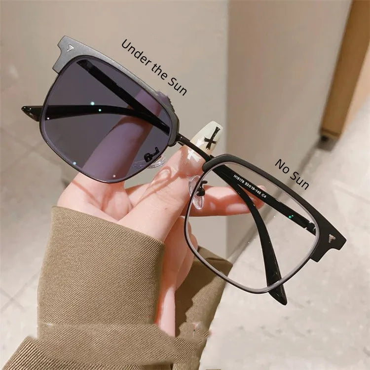 2026 Photochromic Glasses Custom Logo Design High Quality Wholesale Optical Frames Anti Blue Light Glasses Computer Glasses