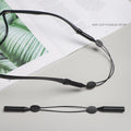 New Fashion Custom High-grade Ultralight Adjustable No Tail Silicone Eyewear Retainer Glass Holder Cord Sun Glasses Strap