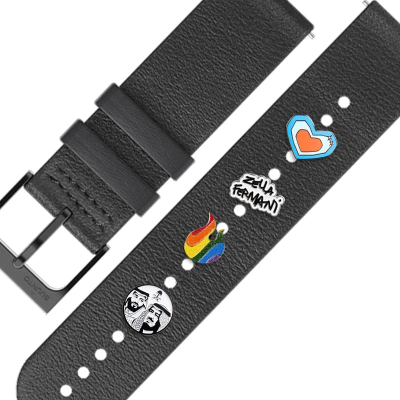 Custom Watchband Charms Iwatch Series Silicone Soft Strap Jewelry Accessories Cute Watch Charm for Watch