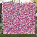 Wholesale Custom Cloth Artificial Flowers Wall Decorations for Home Background Flower Wall Decor Wedding Backdrop Decoration