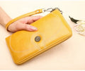 Hot-selling PU Leather Wallet for Women Long Size Ladies Purse Wallet Phone Wallet with Zipper Clutch Bag for Women