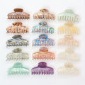 Wholesale Acetate Grip Geometry New Style New Version Ornaments Maiden Hair Claw Clips Style Accessories for Girls