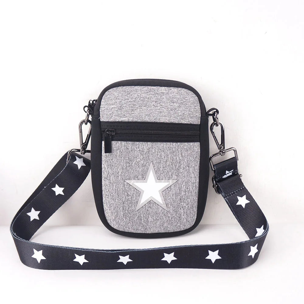 Hot Sale Style Neoprene Crossbody Small Bags for Women Beach Bags Women Sling Cell Phone Cross Body Purse Handbag