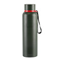 Big Capacity 600ml Travel Thermos Stainless Steel Water Bottle Portable Insulated Vacuum Flask with Cup Lid Hand Rope