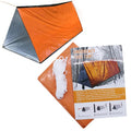 48x96 Inch Heavy Duty Emergency Tube Tent Windproof Waterproof Portable Shelter for Survival Gear Resistant to Wind Weather