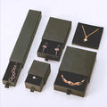 Wholesale Different Size Stock Kraft Paper Jewelry Packaging Drawer Box With Custom Logo